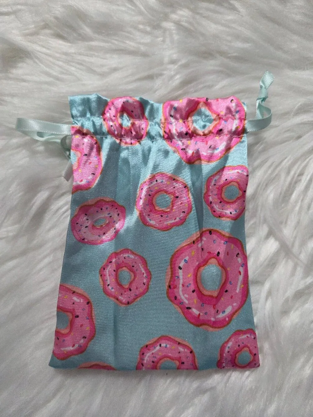 Donut Design Sleep Mask/Pouch & Scrunchie Set